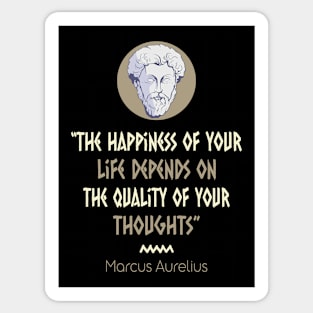 Stoicism Philosophy Marcus Aurelius Meditations Quote Sticker